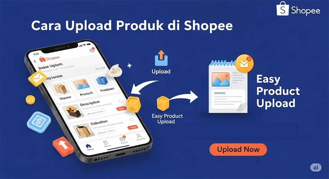 cara upload produk shopee