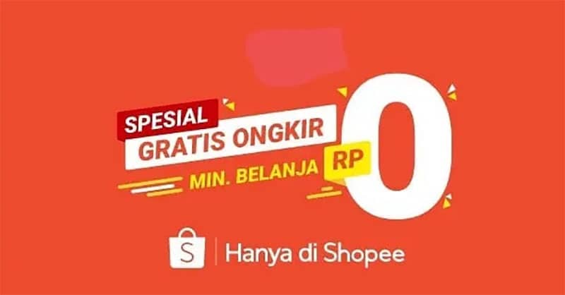 cara dapat gratis ongkir shopee